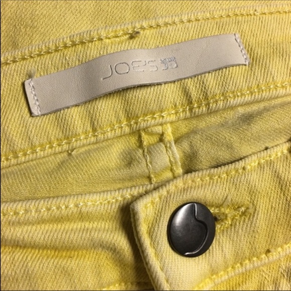 Joe’s NEW Yellow Straight Leg Jeans - Picture 7 of 8